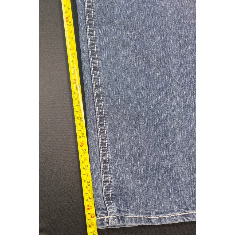 Grace in LA Size 17 Womens Bootcut Stretch Jeans Rhinestone Embellished Pockets - Picture 3 of 13